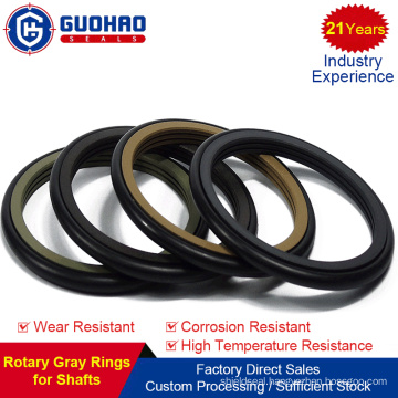 Rotary Gray Rings for High Speed Shafts Corrosion